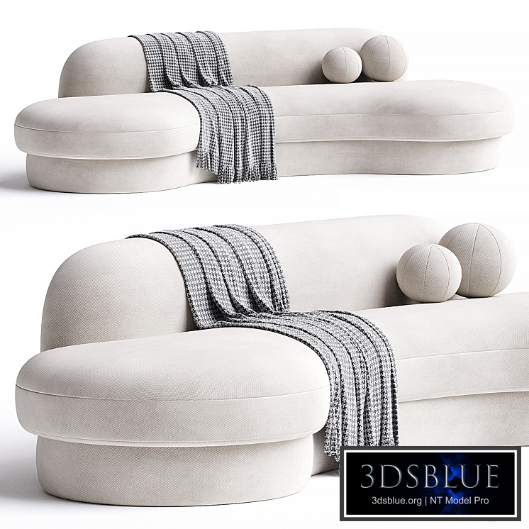 Biomorphic Sofa Grand by COUP STUDIO