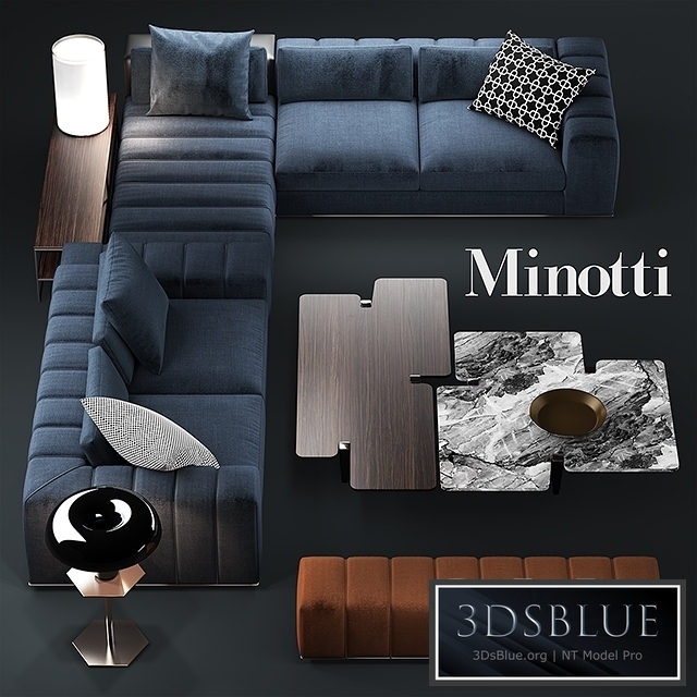 Sofa minotti freeman seating system