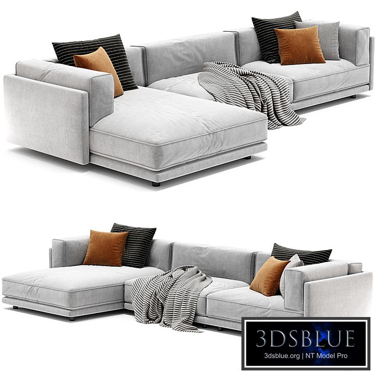 Sunday Sofa With Chaise From Blu Dot