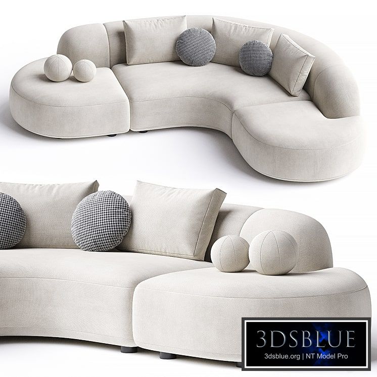 Sofa Eichholtz Sofa Bjorn Boucle Sand