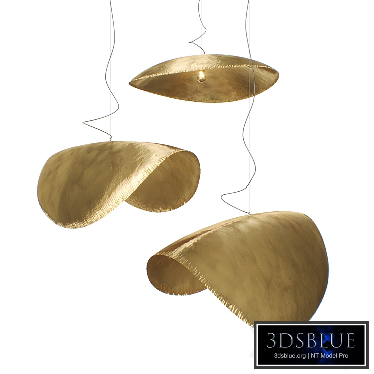 Brass Suspension lamps Gervasoni 1882