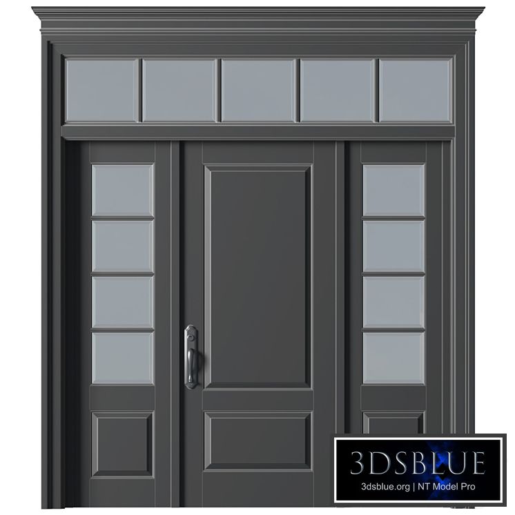 Entrance modern classic street doors. Entrance to the house.Front Iron Doors. Outdoor Entrance classic door.Art Deco External Doors. Exterior Door.Street Doors.Double Exterior Door