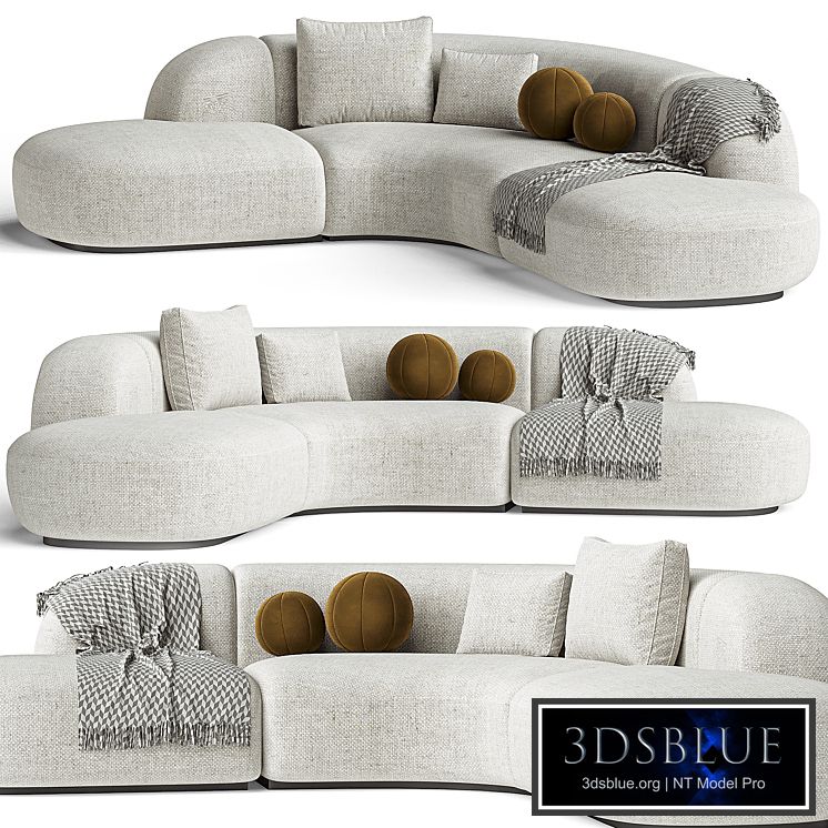 Sofa Eichholtz Sofa Bjorn Boucle Sand