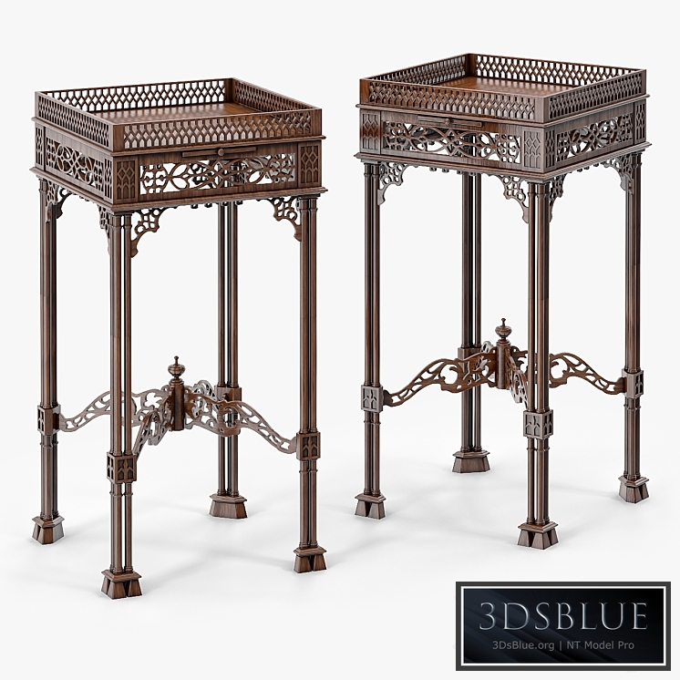 Jonathan Sainsbury Chippendale Fret Bedside Table