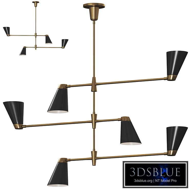 Visual Comfort - Signoret Medium Large Pendant