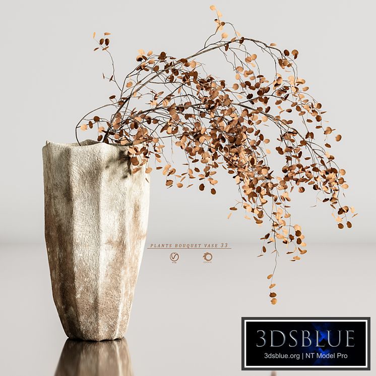 plants bouquet vase 33