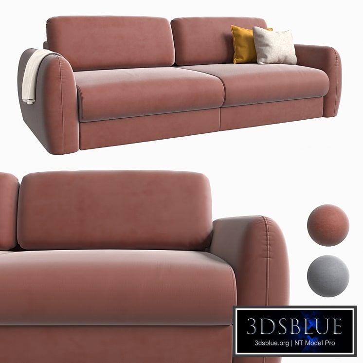 Sofa Biani Velvet Terra