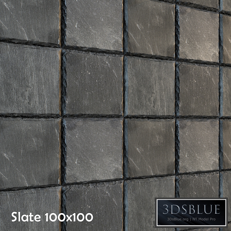 Slate with crushed edge