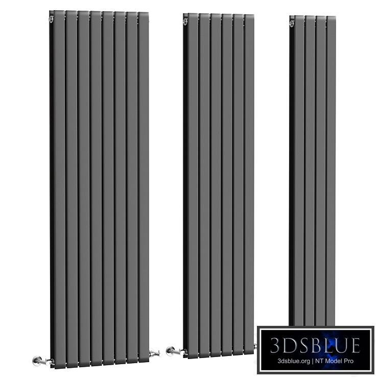 Milano Alpha Anthracite Vertical Designer Radiator
