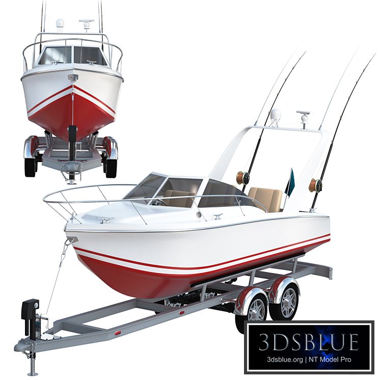 Pleasure fishing boat