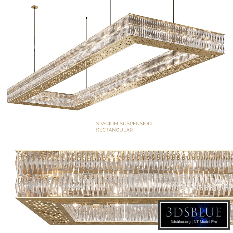 SPACIUM SUSPENSION RECTANGULAR _ CASTRO Lighting