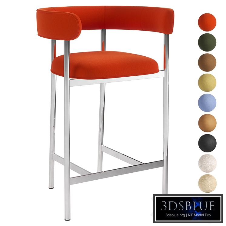 Mobel - Font Bar ArmStool
