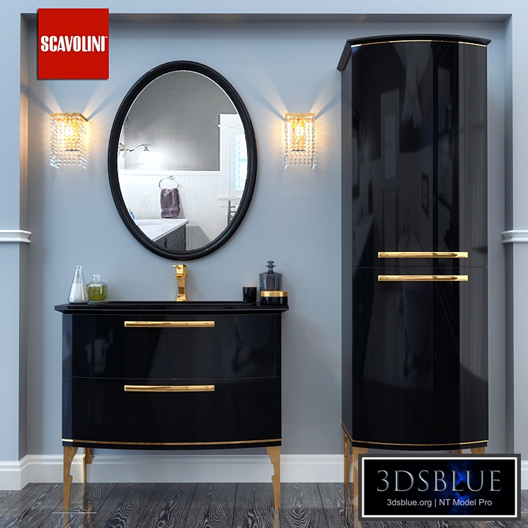 Bathroom Furniture Scavolini Black House