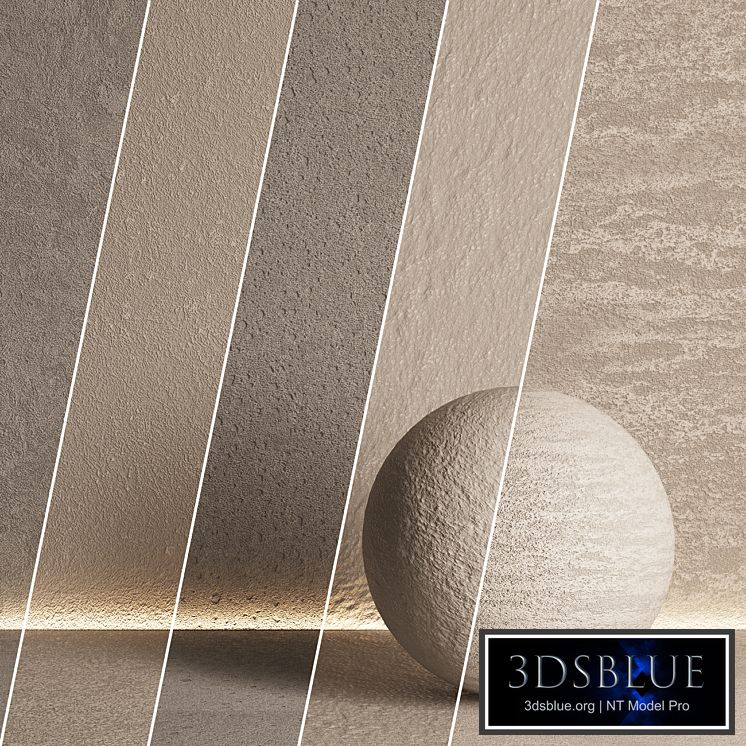 5 in 1 Set of decorative plaster No. 06