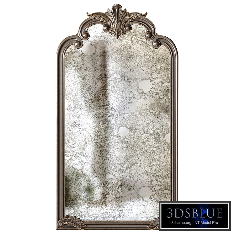 Fransk Antik Helkroppsspegel 108x185cm Guld Louis