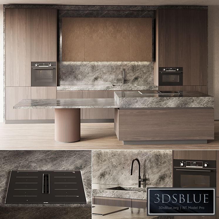 Modern style kitchen with island Kitchen 05