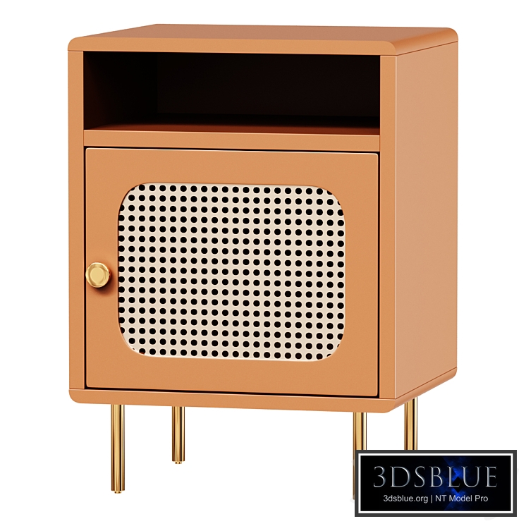 Redpop Rattan Bedside Table