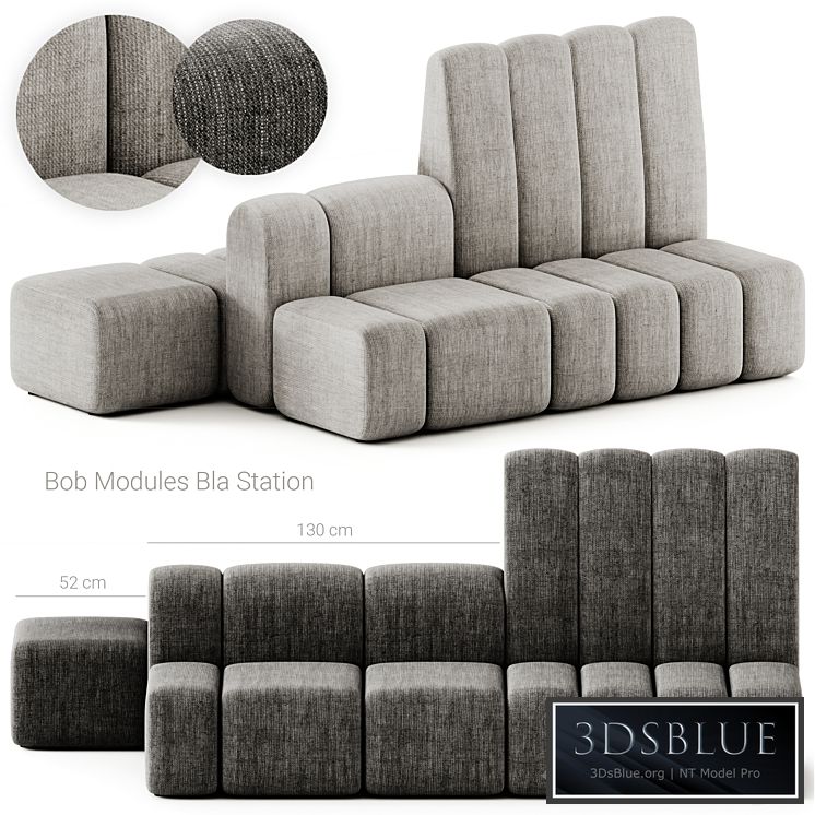 Bla Station Bob Module Hide Sofa