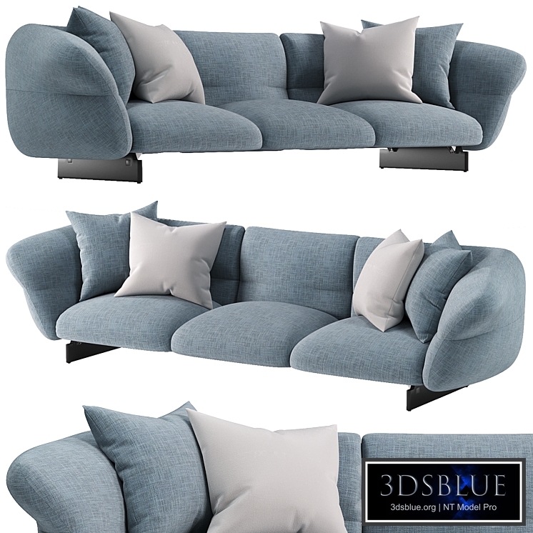 MONCLOUD 3 seater sofa by Cassina