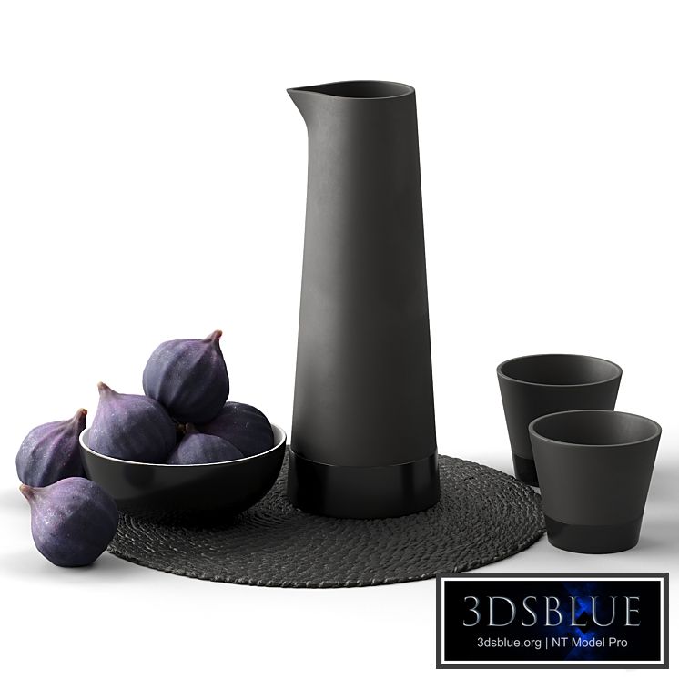 Decorative set 26 Figs and decanter