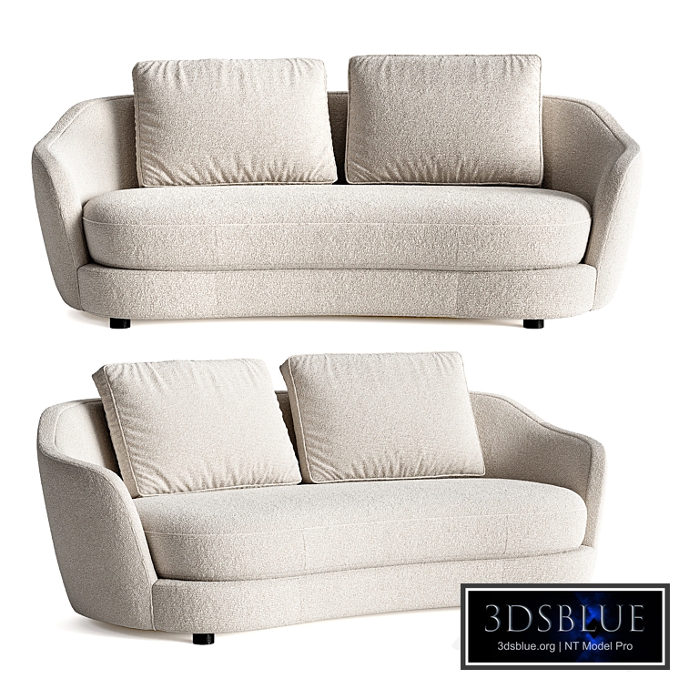 Poltrona Frau _ DUO Sofa _ Boucle