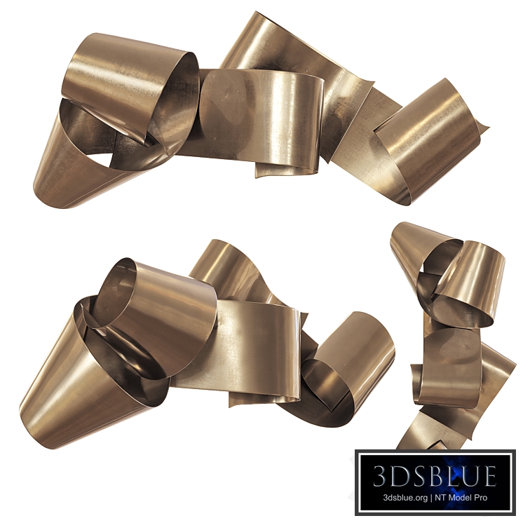 Brass stripe wall decor _ from Pinterest