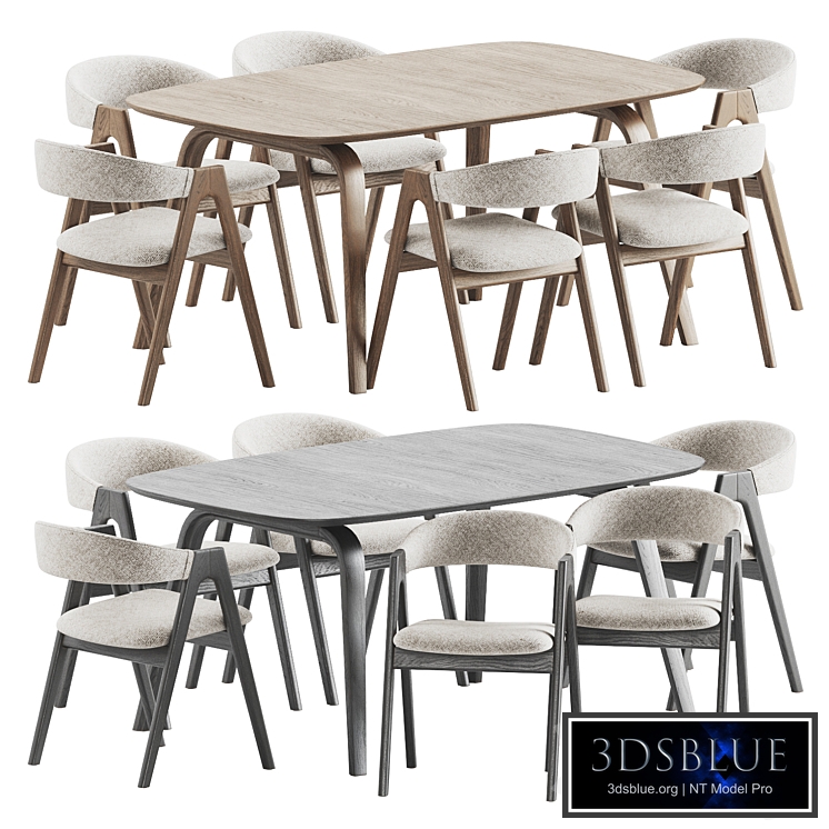Dublin Chair Hauge Table Dining Set