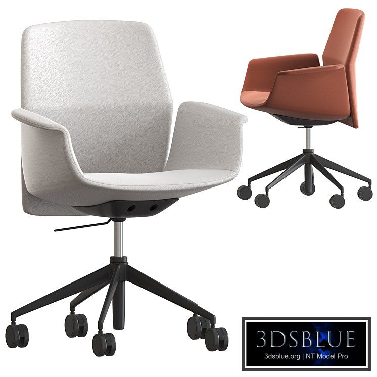 Downtown office chair by Poltrona Frau