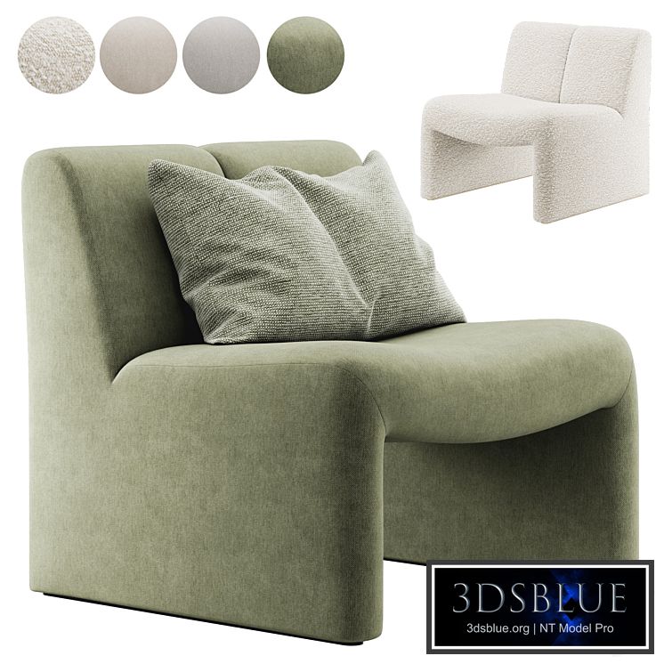 Macintosh armchair in boucle by Eichholtz