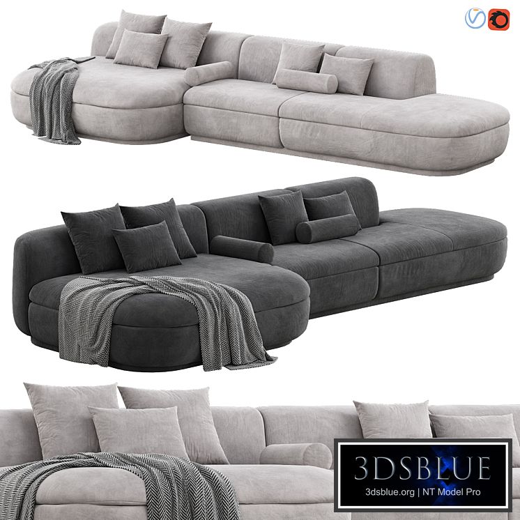 Baxter Piaf Sofa Set 2