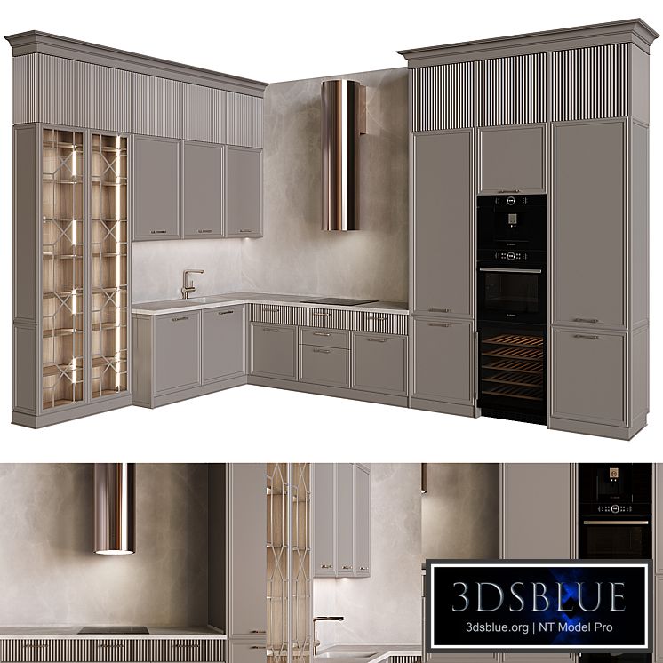 Neoclassical kitchen 39