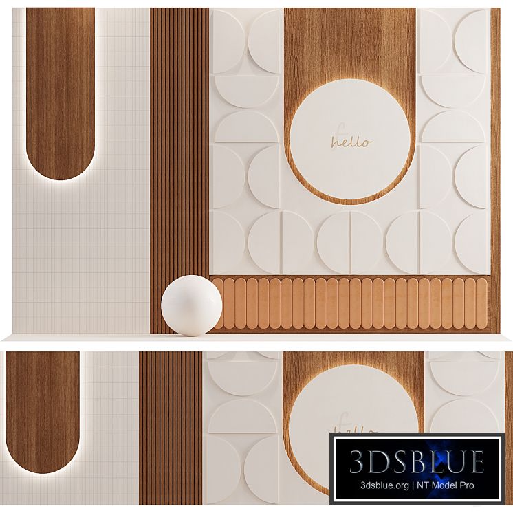 Decorative wall composition 04