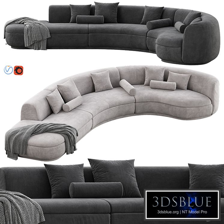 Baxter Piaf Sofa Set 3