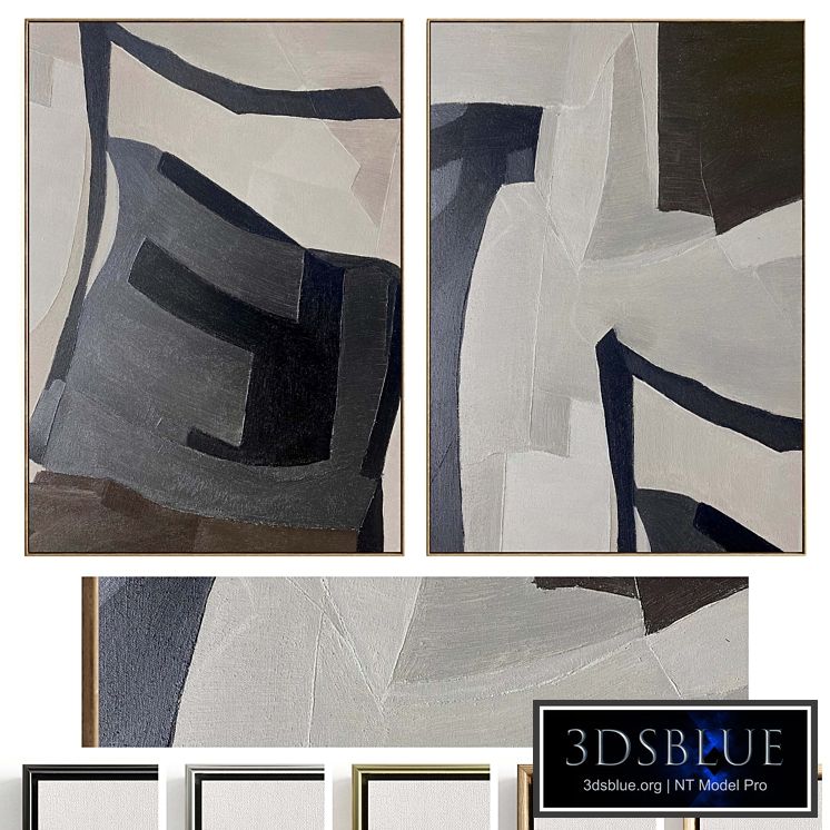 Plaster Two Photo Frames D-512