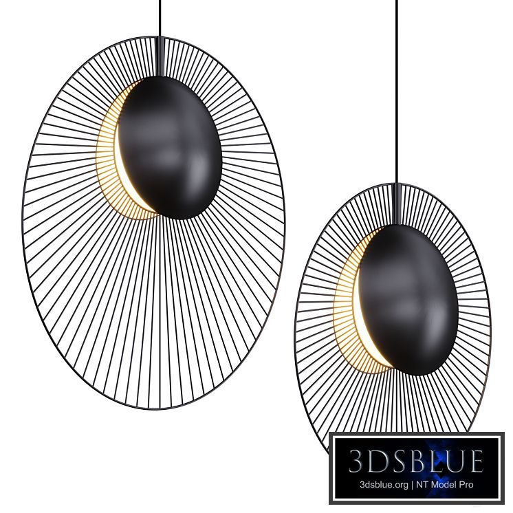 Pendant lamp MAGDALENA BLACK Lampatron