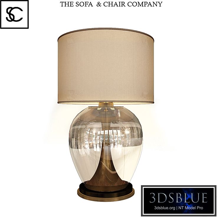 CONCAVE BRASS_TABLE LAMP