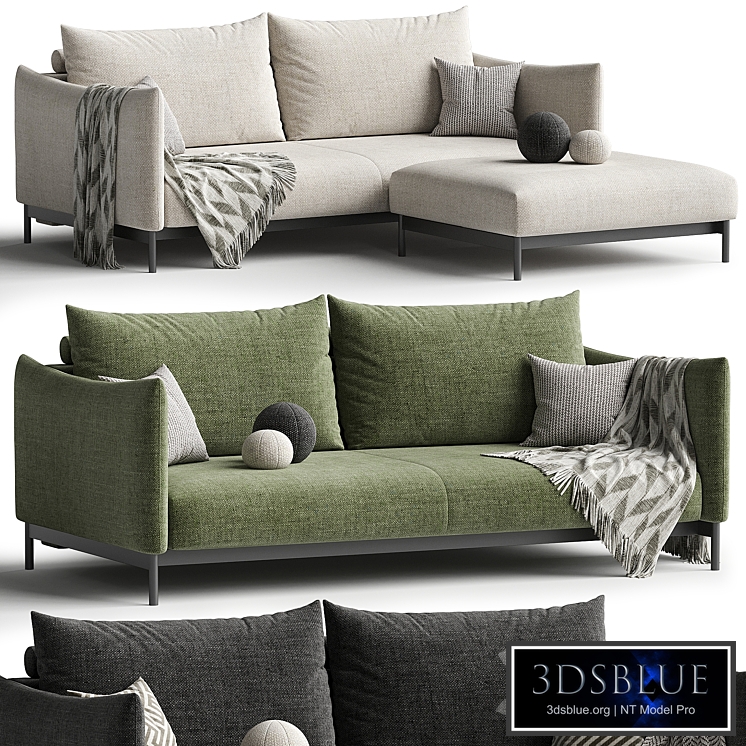 Schlafsofa Malloy Metall schwarz