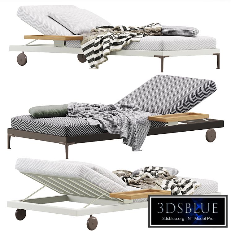 Patio Sunlounge by Minotti