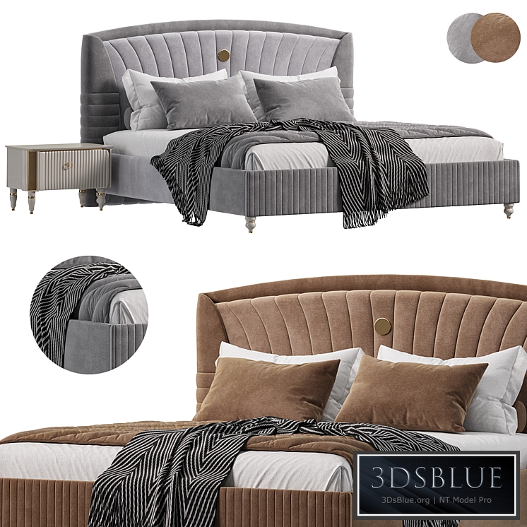 Mercan Luxury Bed By Evgor luxury