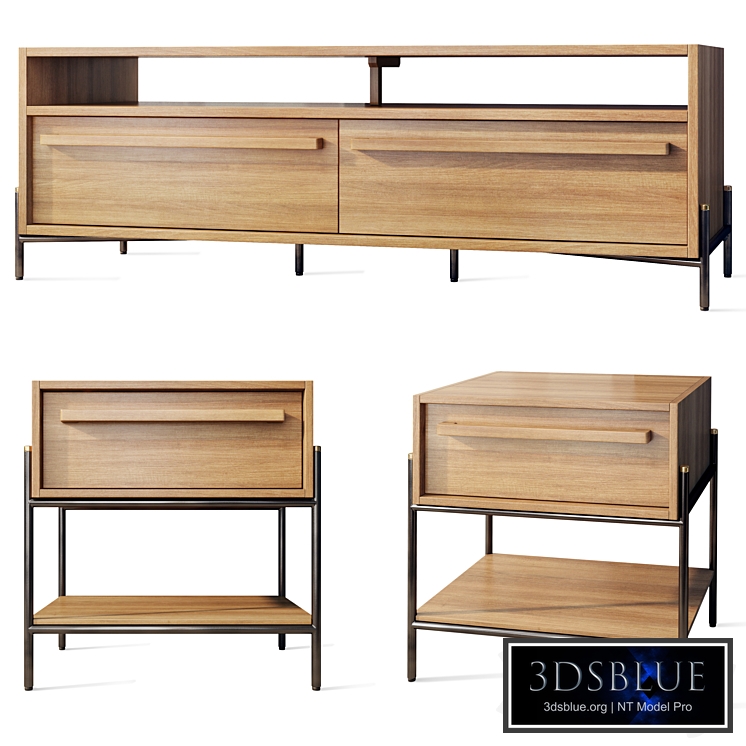 Tv stand sideboard nightstand Outline Teak House