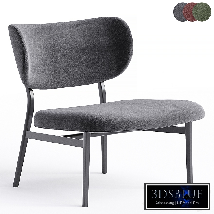 NOOR LOUNGE Easy chair By Bonaldo