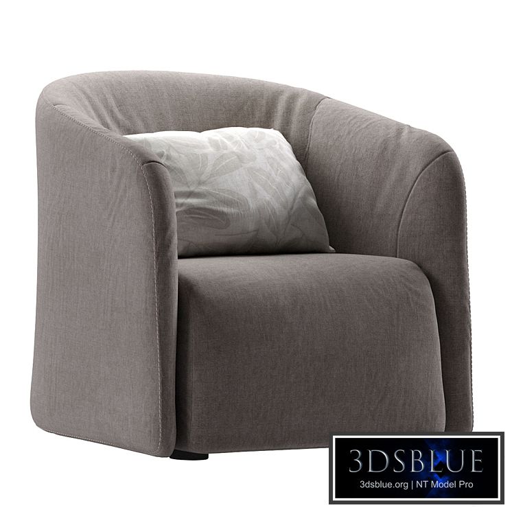 Logos Armchair By Natuzzi