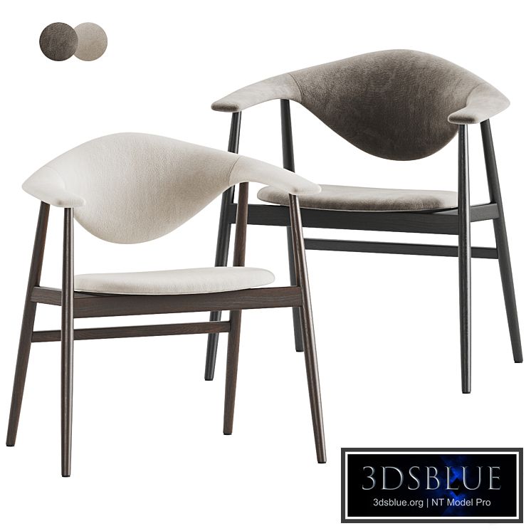 Masculo Dining Chair by Gubi