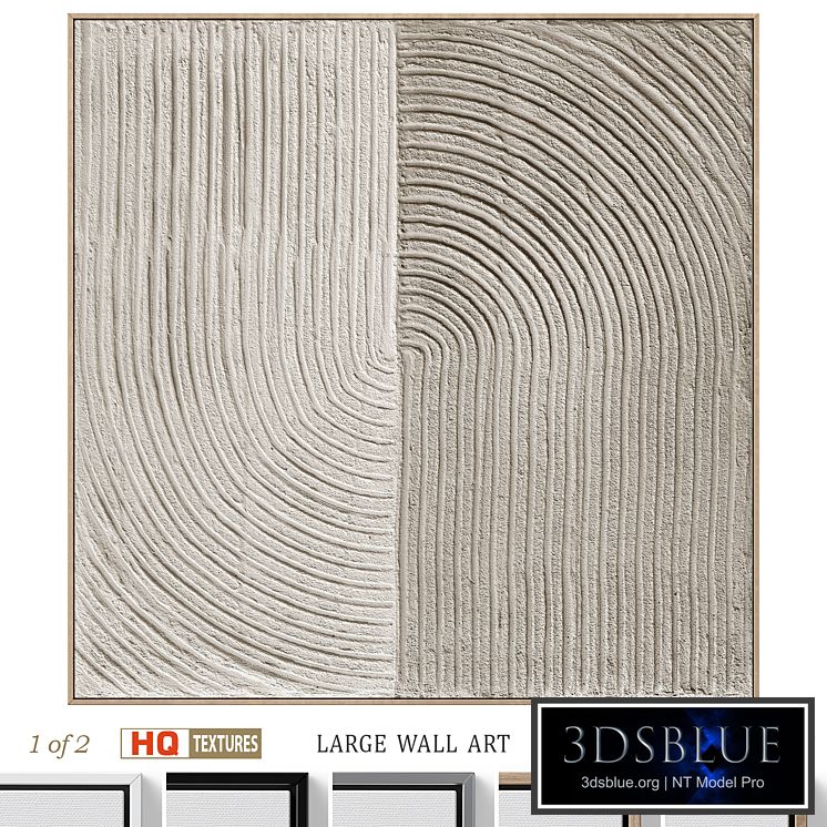 Large Wabi-Sabi Relief Plaster Wall Art C-909