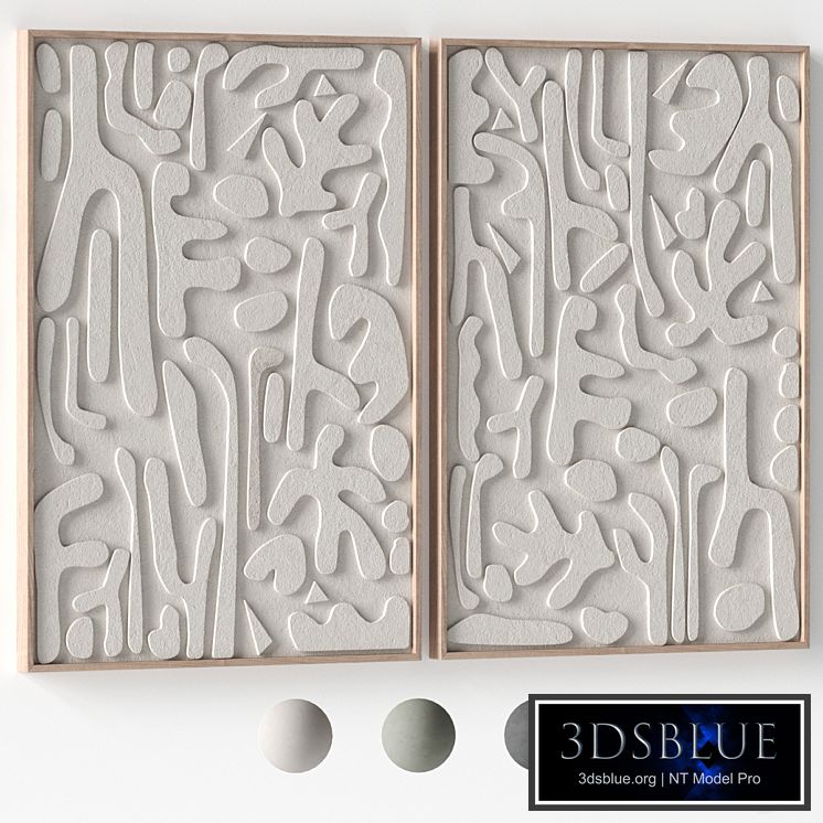 Relief artwork 22 - 3d art wall decor - Panels
