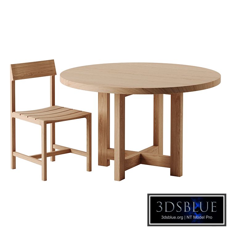 TABLE 02 and CHAIR 04 by Vincent Van Duysen for ZARA HOME