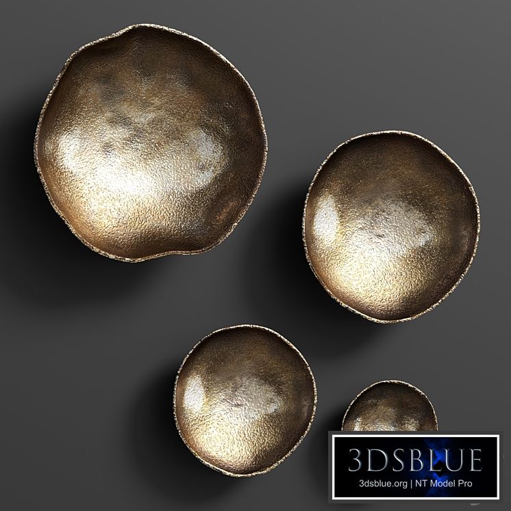 Lucky Coins Metal Wall Decor