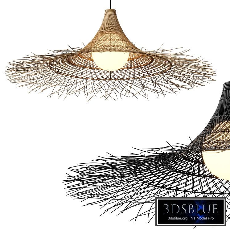 Pendant chandelier Pipa CB2