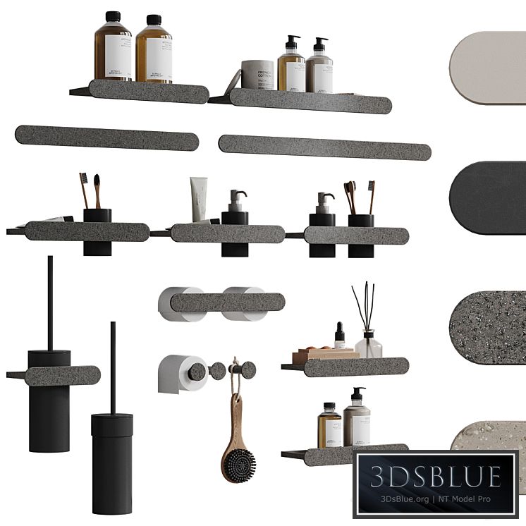 Moon bathroom accessories by Rexa