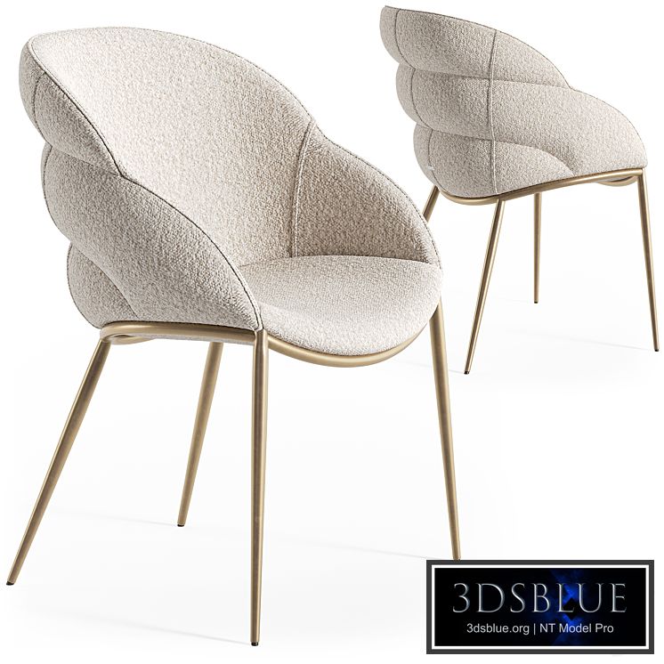 Cattelan Italia Camilla metal armchair